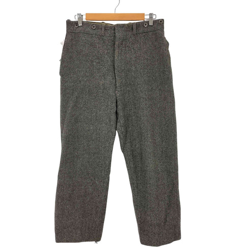 エディーバウアー Eddie Bauer USA製 白ピラミッドタグ TALONジップ ウールパンツ メンズ