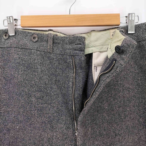 エディーバウアー Eddie Bauer USA製 白ピラミッドタグ TALONジップ ウールパンツ メンズ
