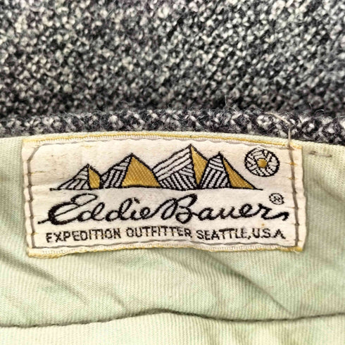 エディーバウアー Eddie Bauer USA製 白ピラミッドタグ TALONジップ ウールパンツ メンズ