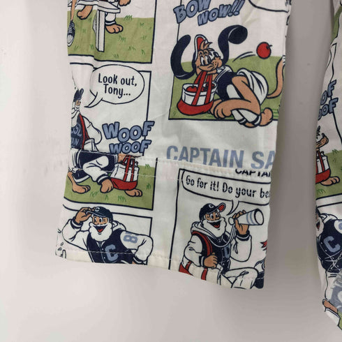 キャプテンサンタ CAPTAIN SANTA コミック柄ボタンダウンシャツ メンズ JPN:L