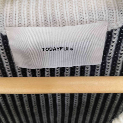 トゥデイフル TODAYFUL タックストライプベスト レディース