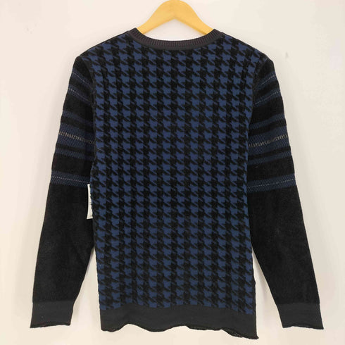 ゴーサンゴーイチプールオム 5351 POUR LES HOMMES 長袖ジャカードモールVニット カットソー メンズ JPN:46