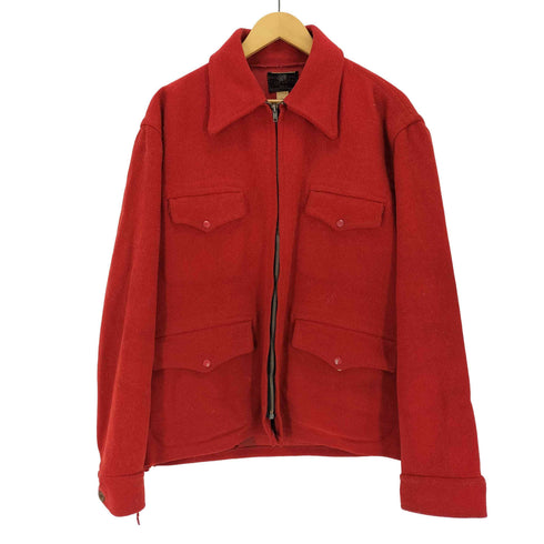 ジョンソンウーレンミルズ Johnson Woolen Mills 60s TALONジップ ウールジャケット メンズ 46