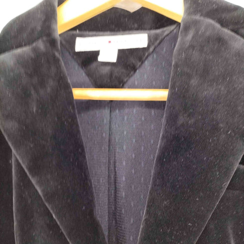 トミーヒルフィガー TOMMY HILFIGER リボンコード ベロアテーラードジャケット レディース 2