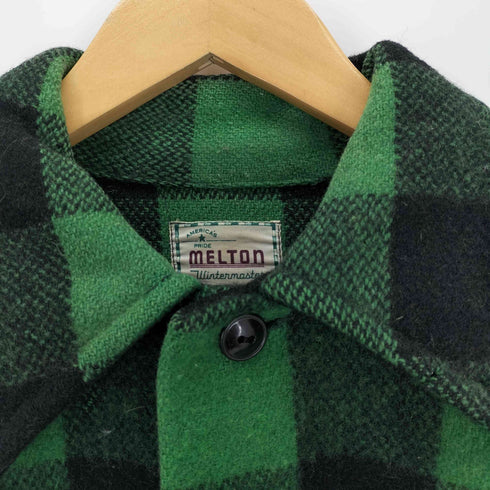 melton USA製 バッファローチェック ネルシャツ メンズ
