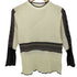 ウィルフリー willfully slit sleeve jacquard weave placement knit レディース FREE