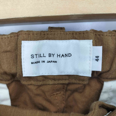 スティルバイハンド STILL BY HAND Wool / Cupro 1tuck Torusers メンズ JPN:44