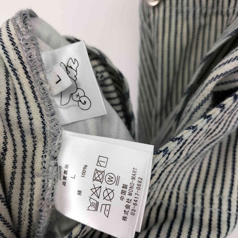 マークゴンザレス Mark Gonzales ストライプオーバーオール メンズ JPN:L