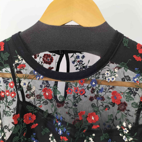 ユナイテッドトウキョウ UNITED TOKYO 花刺繍シワ―シースルーブラウス レディース JPN:1