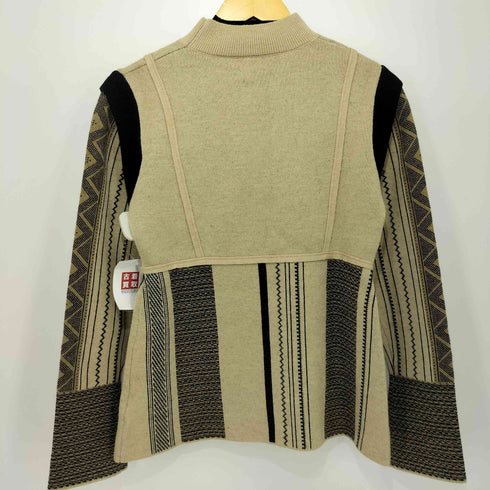 ウィルフリー willfully jacquard weave placement peplum knit レディース FREE