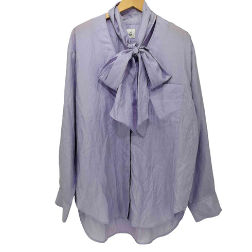 ロクビューティーアンドユースユナイテッドアローズ 6 BEAUTY & YOUTH UNITED ARROWS NYLON SILK TIE SHIRT レディース