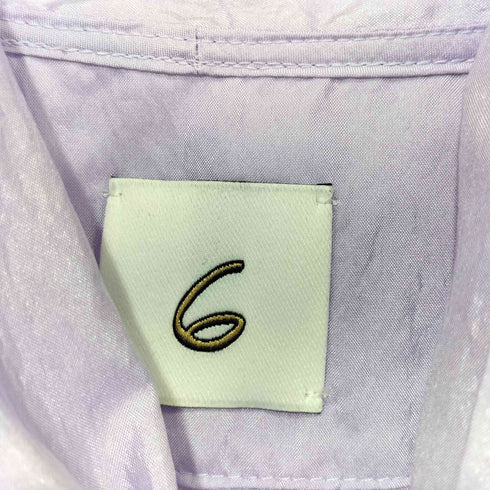ロクビューティーアンドユースユナイテッドアローズ 6 BEAUTY & YOUTH UNITED ARROWS NYLON SILK TIE SHIRT レディース