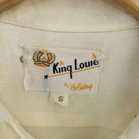 キングルイ King louie チェーンステッチ サテン オープンカラー ボウリングシャツ メンズ import:S