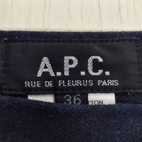 アーペーセー A.P.C. バックジップ デニムタイトスカート レディース 36