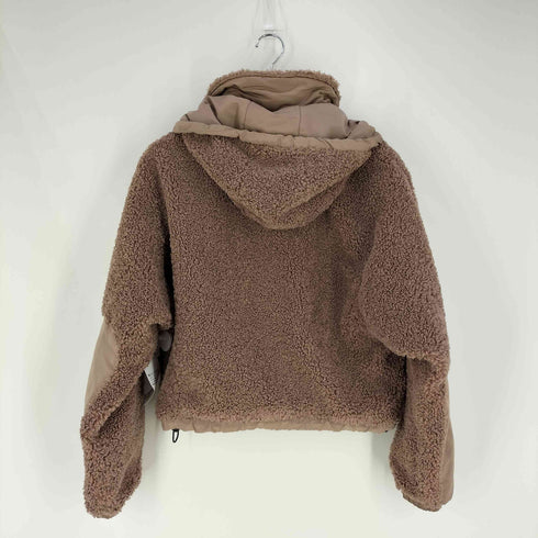 ザラ ZARA 裏キルティング 切替 中綿 ボアフリースジャケット レディース import:S