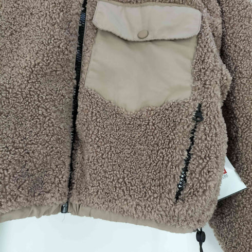 ザラ ZARA 裏キルティング 切替 中綿 ボアフリースジャケット レディース import:S