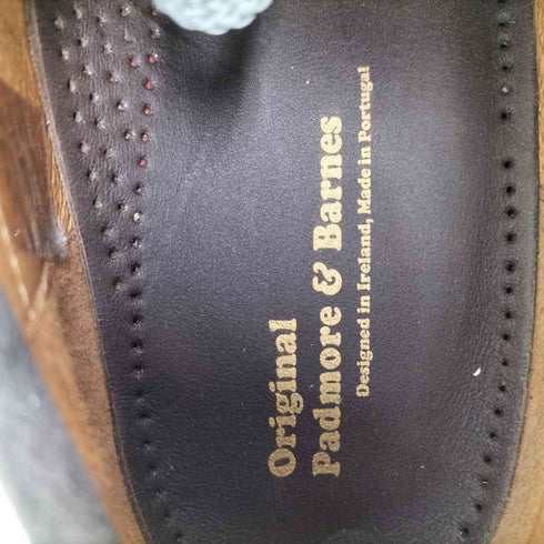 PADMORE & BARNES LIGHT BEIGE 131 SUEDE メンズ 7