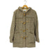 ザラ ZARA チェック柄フーデッドコート レディース JPN:M