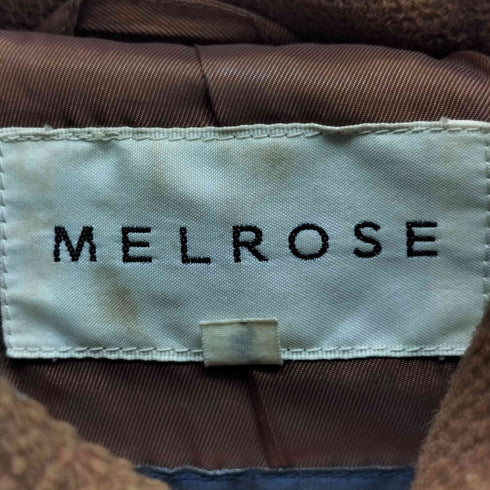 メルローズ MELROSE PURA LANA VERGINE フーディー ダッフルコート メンズ 3