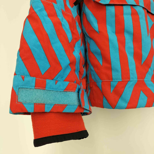バートン BURTON DRYRIDE 総柄 変形ジップ マウンテンパーカー 中綿ジャケット スキーウェア メンズ import:S