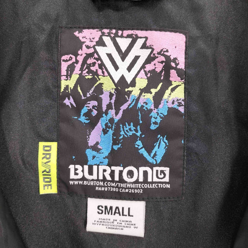 バートン BURTON DRYRIDE 総柄 変形ジップ マウンテンパーカー 中綿ジャケット スキーウェア メンズ import:S