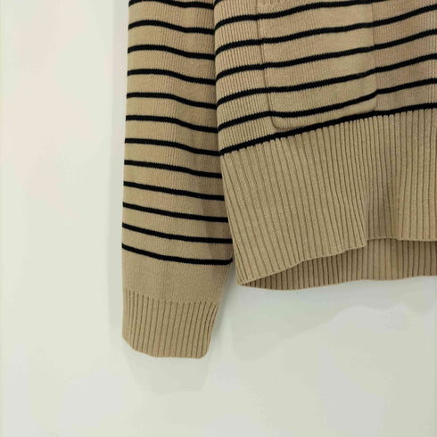 アクテ AKTE ボーダーニットフーディー レディース FREE