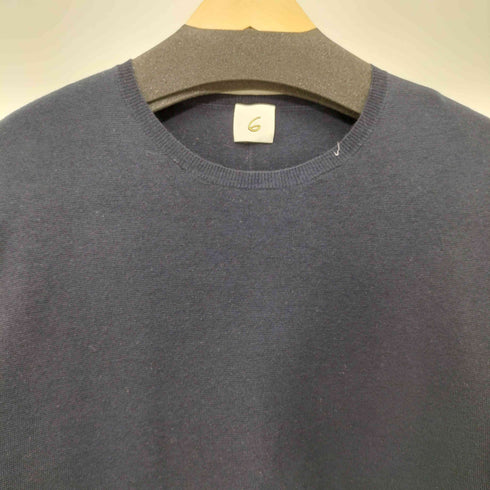 ロクビューティーアンドユースユナイテッドアローズ 6 BEAUTY & YOUTH UNITED ARROWS COTTON WOOL CREW NECK KNIT/ニット レディース