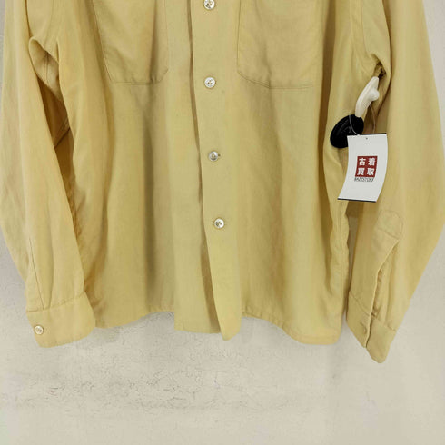 ヴィエラ Viyella 英国製 ウールコットン オープンカラーカラーシャツ メンズ 17-17 1/2
