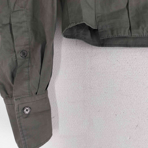 ザラ ZARA クロップドシャツジャケット レディース import:XS