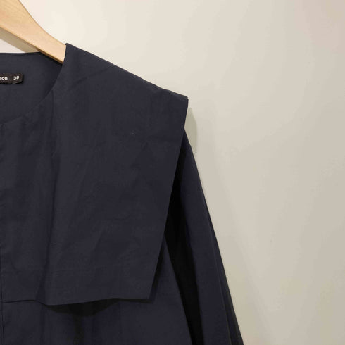 ニコルソンアンドニコルソン)(ニコルソンアンドニコルソン NICHOLSON & NICHOLSON セーラーカラーブラウス オーバーサイズシャツ LILY-POPLIN レディース JPN:38