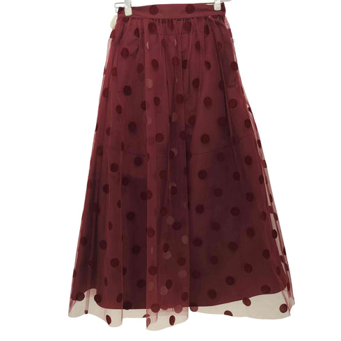 アメリ AMERI OTONA MUSE DOT TULLE SKIRT レディース JPN:S