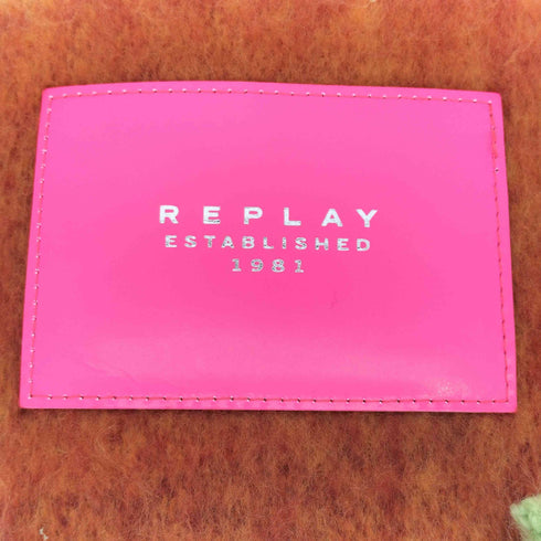 リプレイ REPLAY 大判チェック柄マフラー レディース