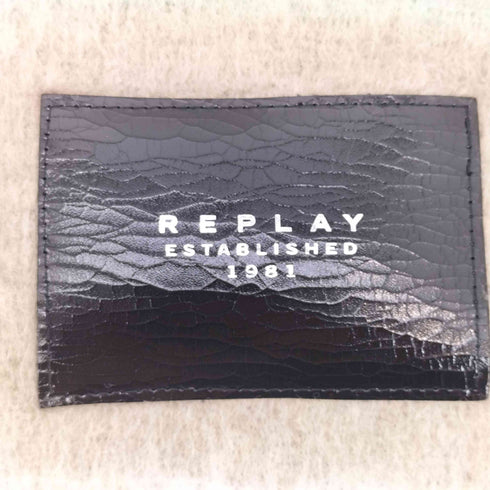 リプレイ REPLAY 大判チェック柄マフラー レディース