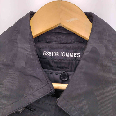 ゴーサンゴーイチプールオム 5351 POUR LES HOMMES 14AW 形状記憶ライナーダウン トレンチ メンズ JPN:1