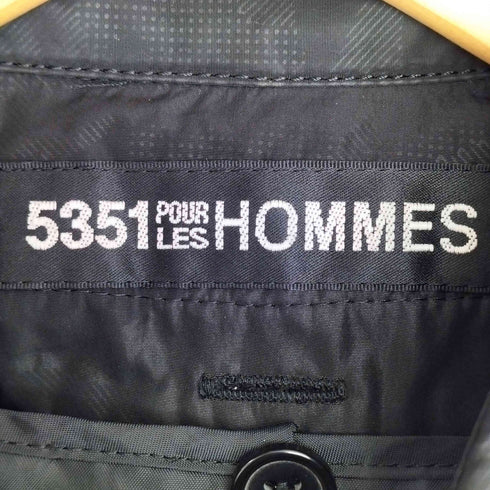ゴーサンゴーイチプールオム 5351 POUR LES HOMMES 14AW 形状記憶ライナーダウン トレンチ メンズ JPN:1