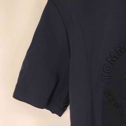トミーヒルフィガー TOMMY HILFIGER im interlock embossed tshirt regular fit メンズ JPN:L