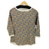 ビームスボーイ BEAMS BOY 花柄 ボートネック 7分袖 カットソー レディース JPN:2