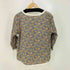 ビームスボーイ BEAMS BOY 花柄 ボートネック 7分袖 カットソー レディース JPN:2