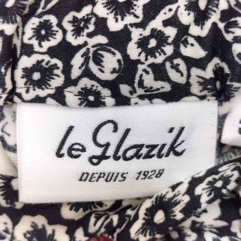 ルグラジック le glazik フラワープリント エラスティックパンツ レディース JPN:36