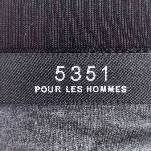 ゴーサンゴーイチプールオム 5351 POUR LES HOMMES 21SS アリオリティ・マルチブロック 半袖Tシャツ メンズ JPN:48