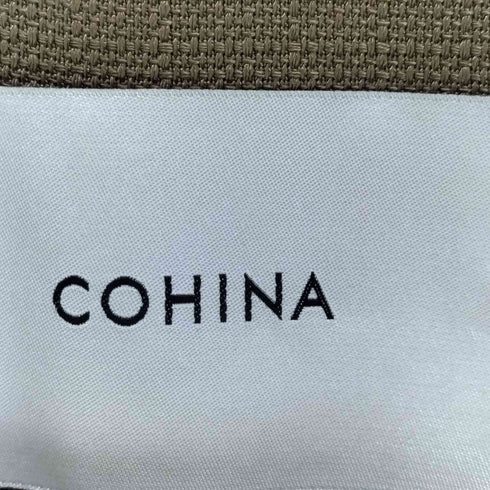 コヒナ COHINA リネンライクバックタックジレ メンズ FREE