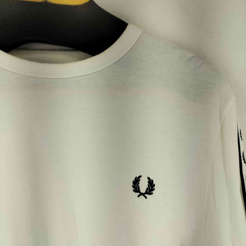 フレッドペリー FRED PERRY 24SS サイドラインロゴ クルーネックカットソー メンズ JPN:L