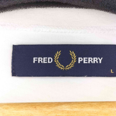 フレッドペリー FRED PERRY 24SS サイドラインロゴ クルーネックカットソー メンズ JPN:L