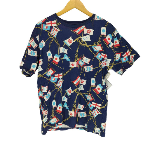 ステューシー Stussy フラッグプリント半袖Tシャツ メンズ M