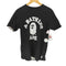 アベイシングエイプ A BATHING APE ダブルフェイス両面プリント半袖Tシャツ メンズ M