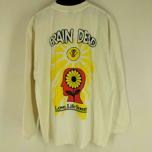 ブレインデッド BRAIN DEAD LOVE LIFE SOURCE. 長袖Tシャツ メンズ import:L