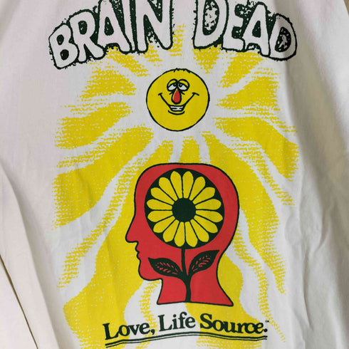 ブレインデッド BRAIN DEAD LOVE LIFE SOURCE. 長袖Tシャツ メンズ import:L