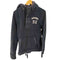 アバクロンビーアンドフィッチ Abercrombie & Fitch ダメージ加工 ハーフジッププルオーバーパーカー メンズ import:M
