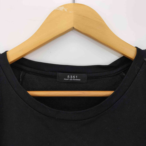 ゴーサンゴーイチプールオム 5351 POUR LES HOMMES パイピング ビッグTシャツ メンズ JPN:48