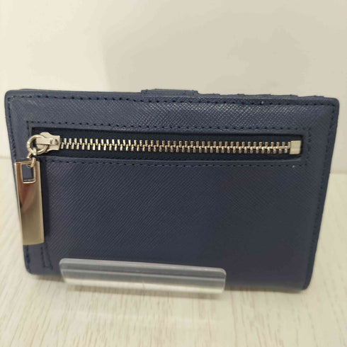 トリーバーチ TORY BURCH メタルロゴ レザー二つ折り財布 レディース